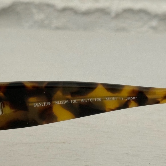 MAUI JIM MJ-295 NALANI 10L HAVANA POLARIZED 100% AUTHENTIC FRAMES SUNGLASSES - Picture 6 of 7